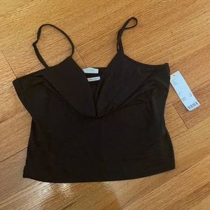 URBN Cowl Neck Cropped Tank